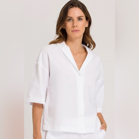 HANRO Urban Casuals Notch Collar Shirt - Picture 1 of 7